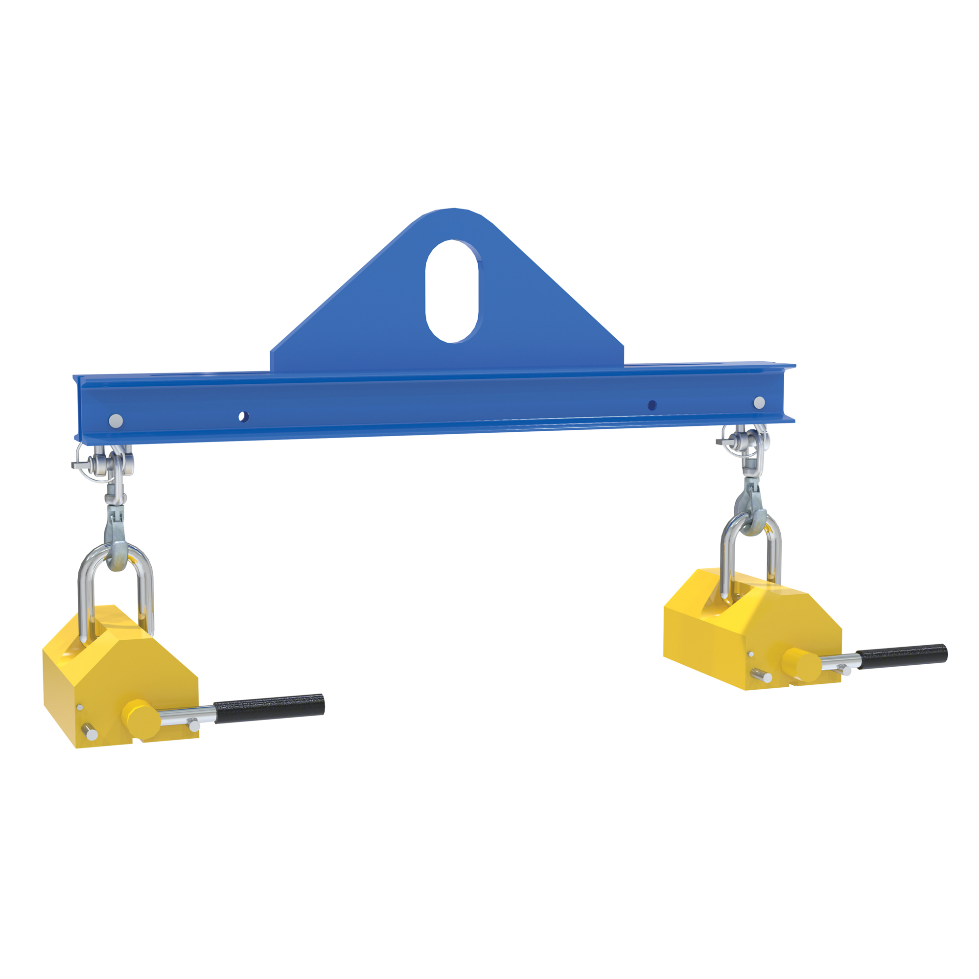 Vestil Steel Magnetic Spreader Beam 36 In Length 2,000 Lb. Capacity Blue
